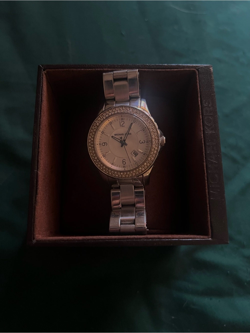 Michael Kors Silver Link Accent Watch